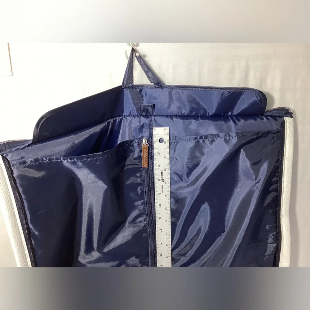 Polo Ralph Lauren Duffel Bag Garment Bag 2-in-1 Travel Suit Bag Blue w Logo
